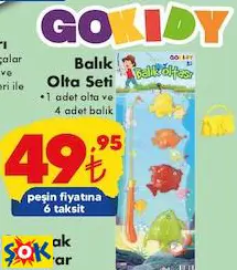 GOKİDY BALIK OLTA SETİ OYUNCAK GOKİDY BALIK OLTA SETİ OYUNCAK